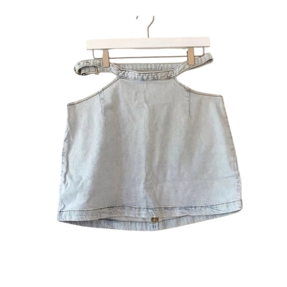 WeWoreWhat Cut Out Skirt in Indigo Comfort Super Light•XL•NWT - Picture 11 of 14